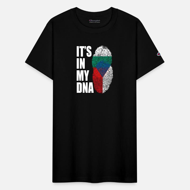 Czech And Bulgarian Mix Heritage DNA Flag