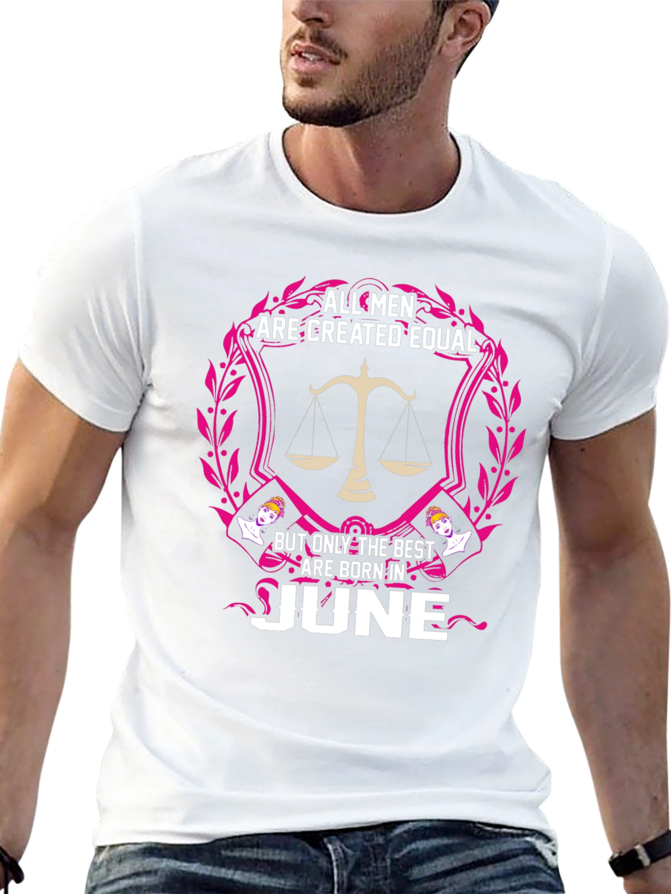 All Men Created Equal - June Birthday T-Shirt