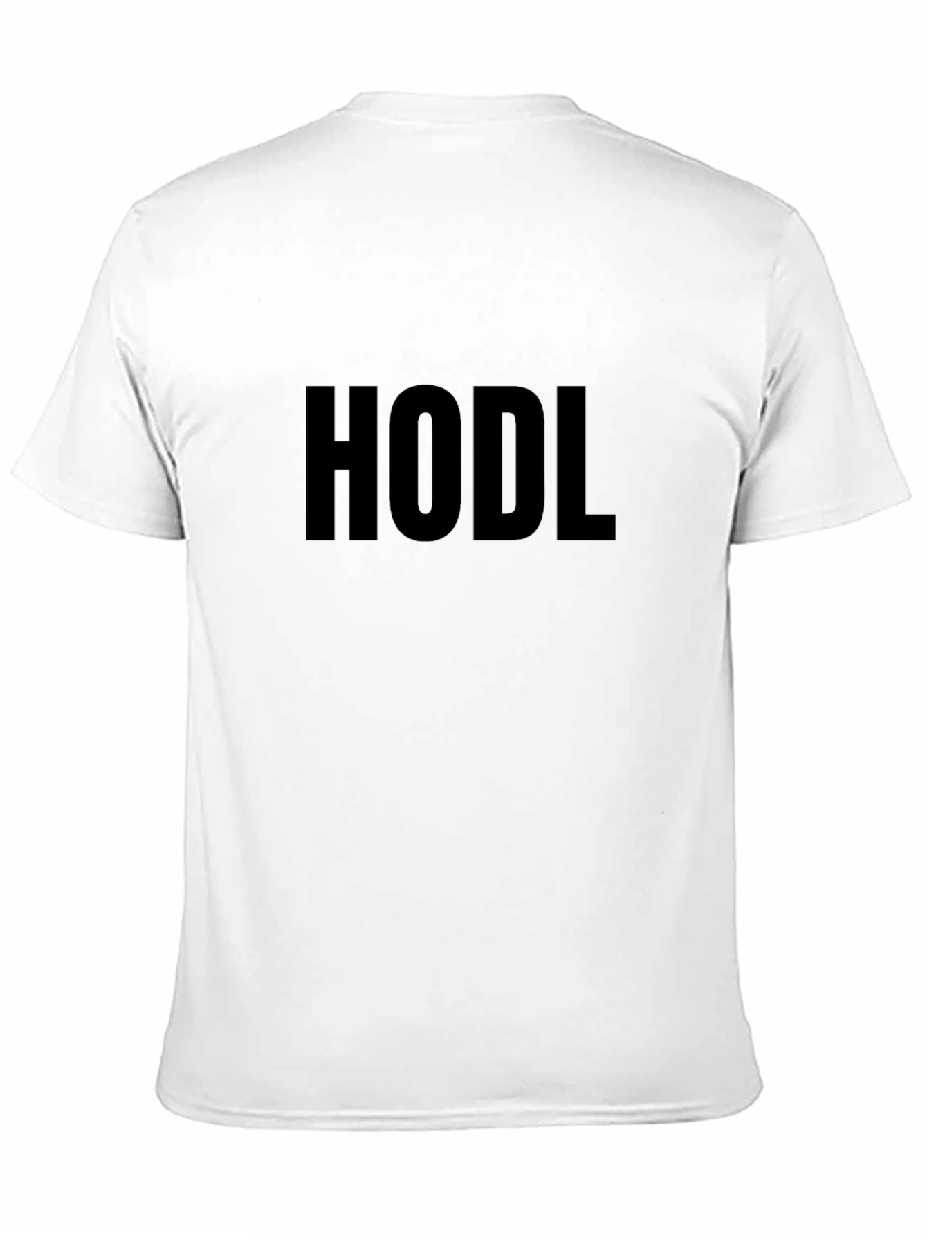 HODL Crypto T-Shirt - Black Cotton Tee