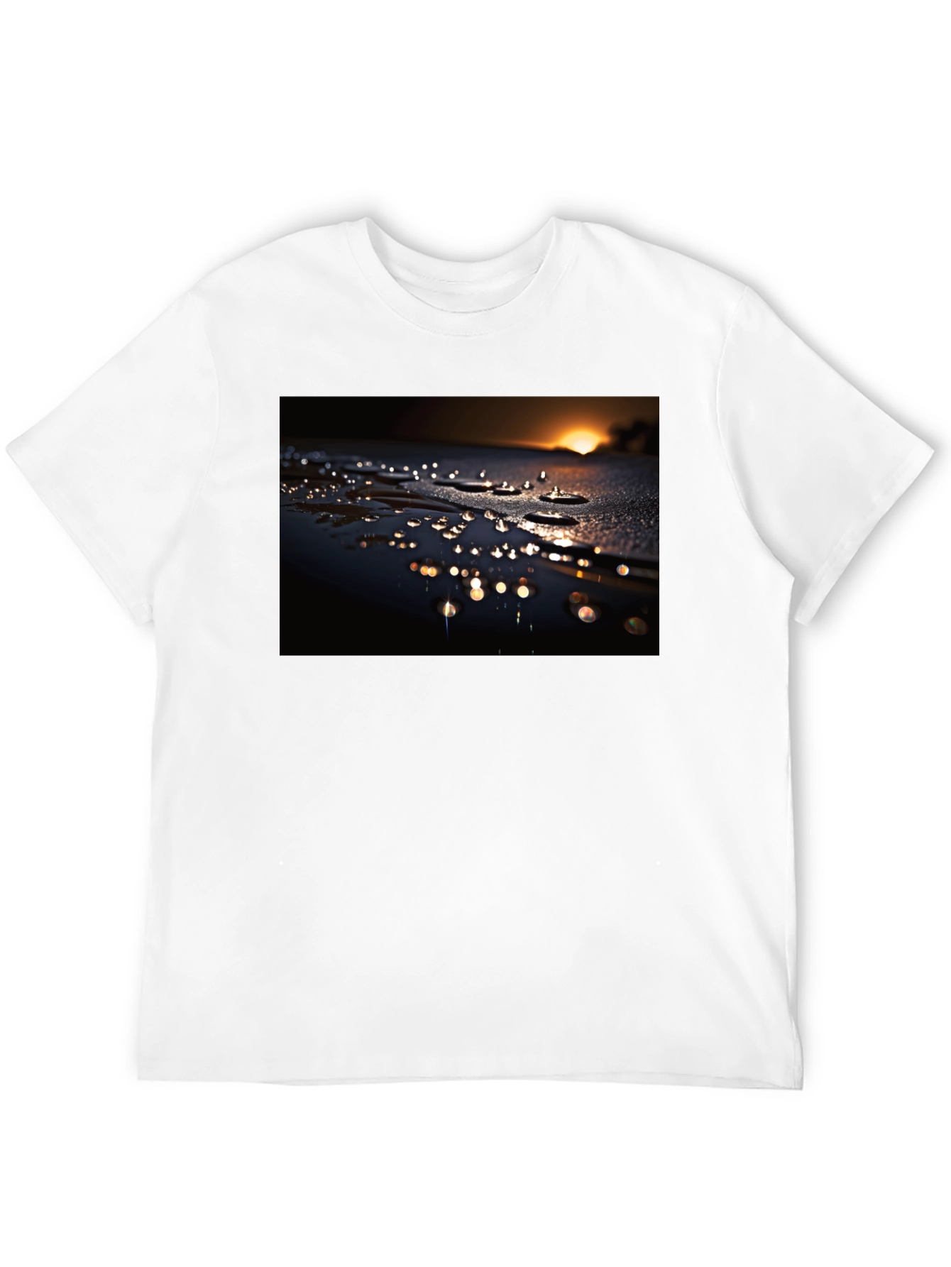 Sunset Raindrop Graphic Tee