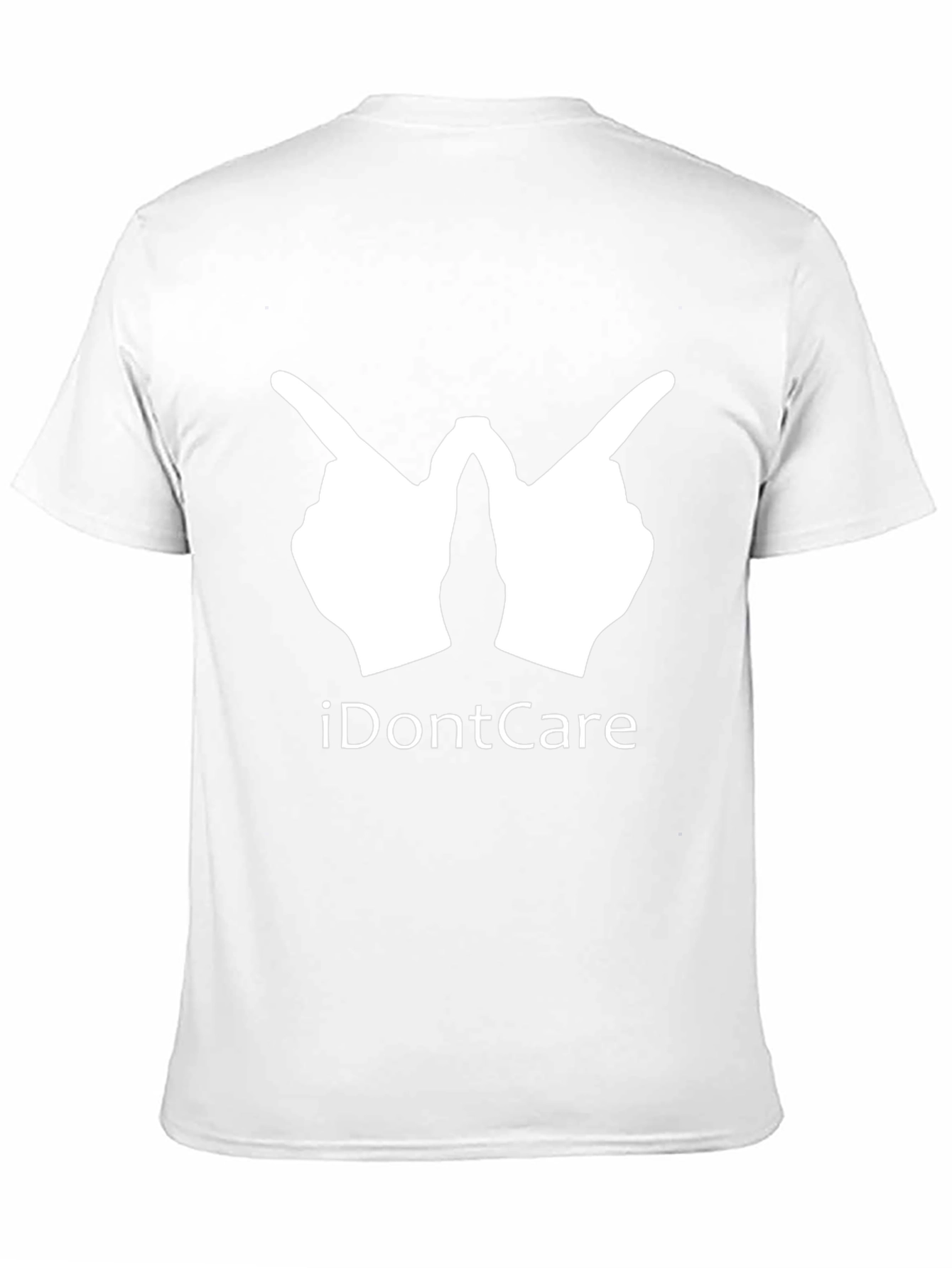 I Dont Care Gesture T-Shirt