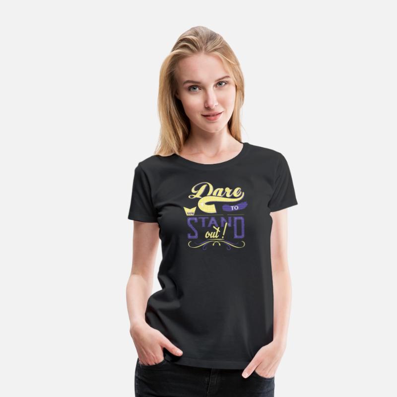 Dare to Stand Out Now! Colorful Text Design