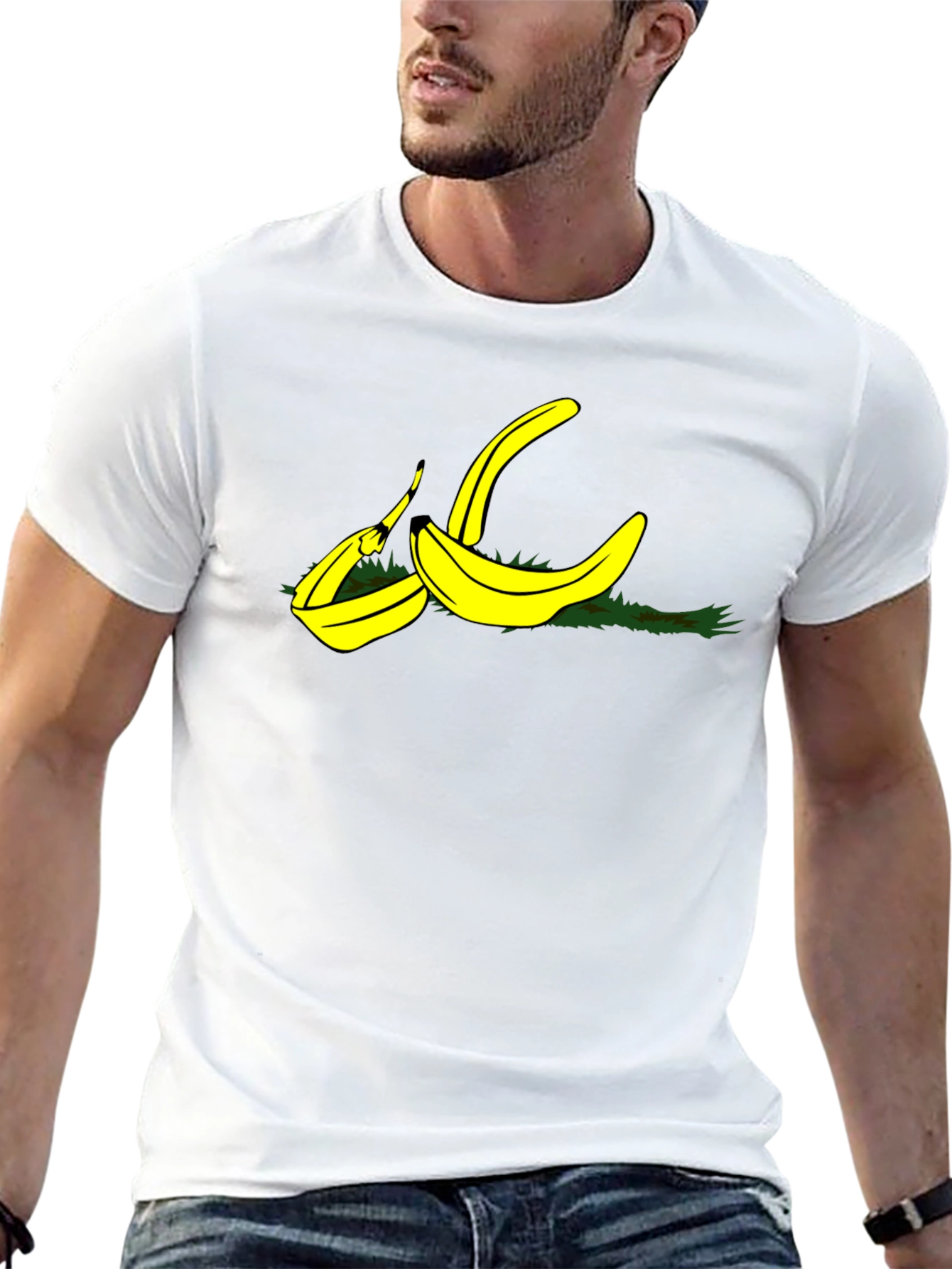 Banana Peel Graphic Tee - Black