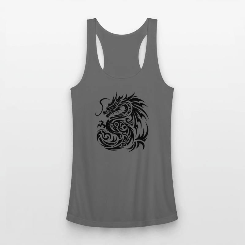 Dragon Tribal Tattoo Artistic Symbol Design