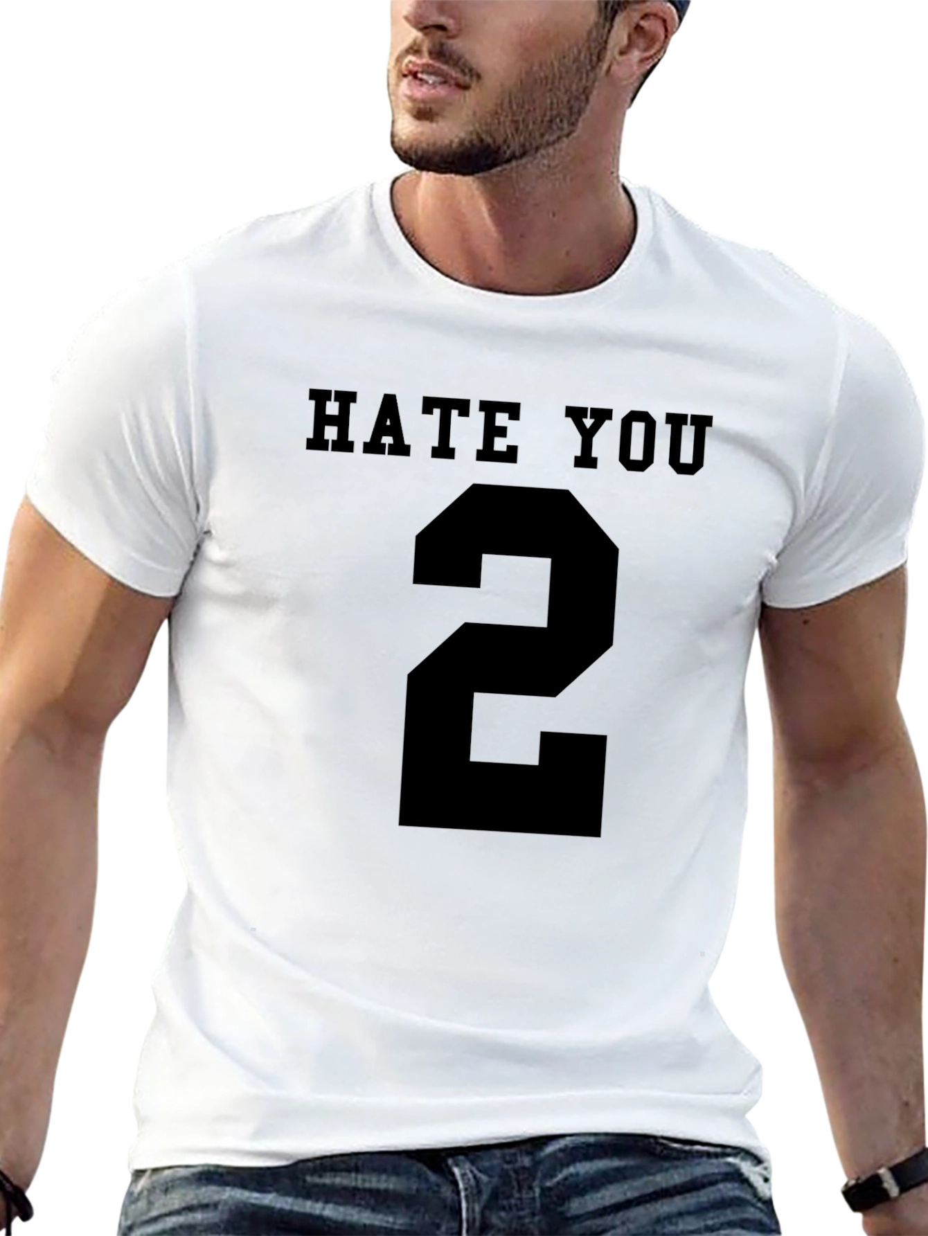 Hate You Number 2 Black Graphic Tee