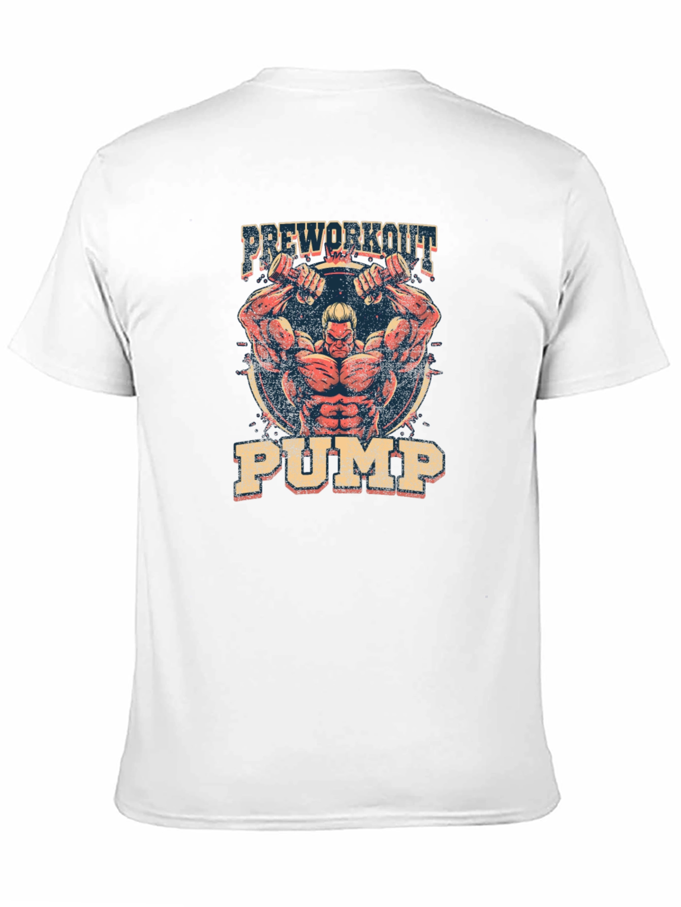 Preworkout Pump Black Graphic T-Shirt Gym Fitness
