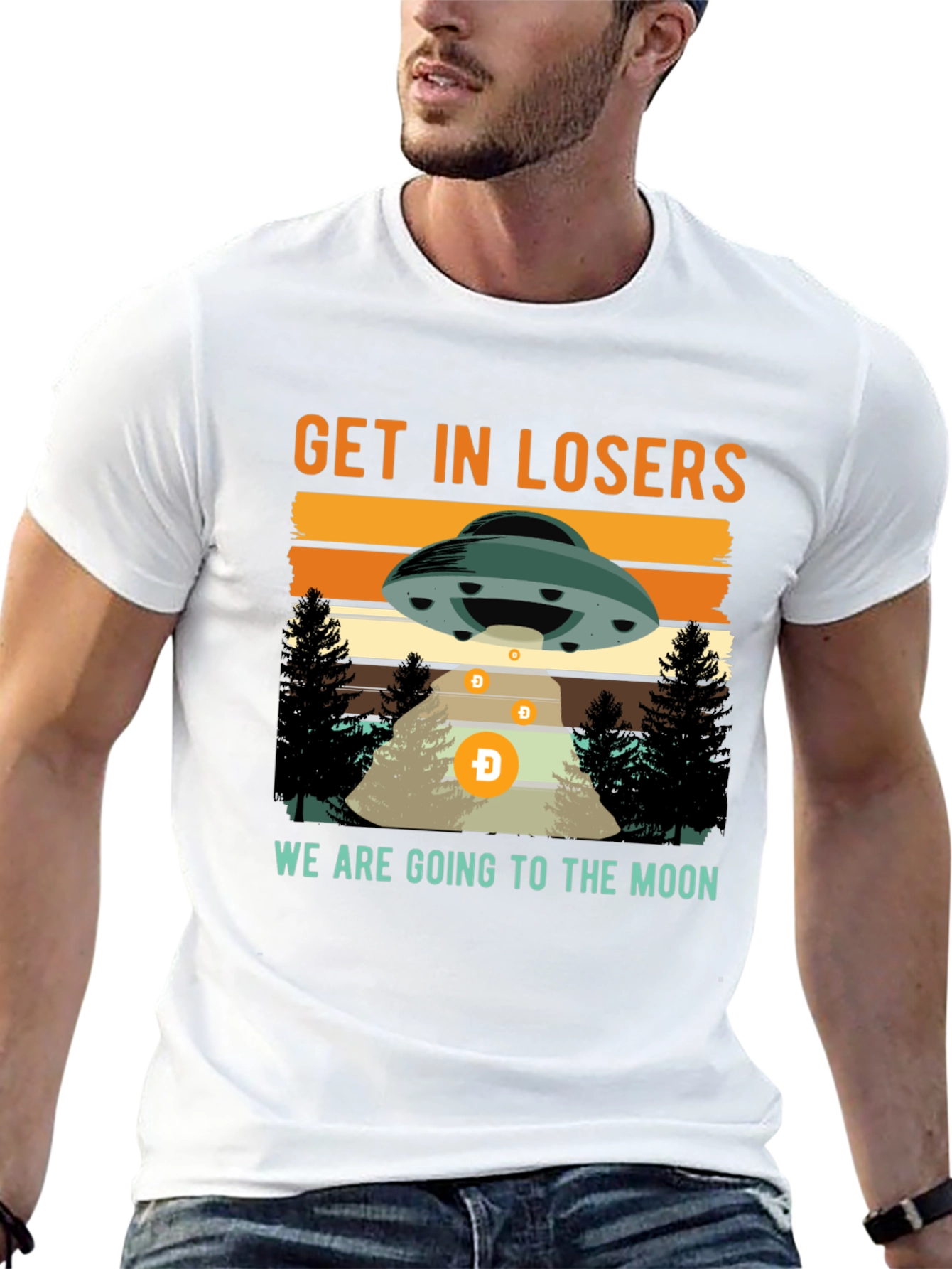 Get In Losers Were Going to the Moon T-Shirt