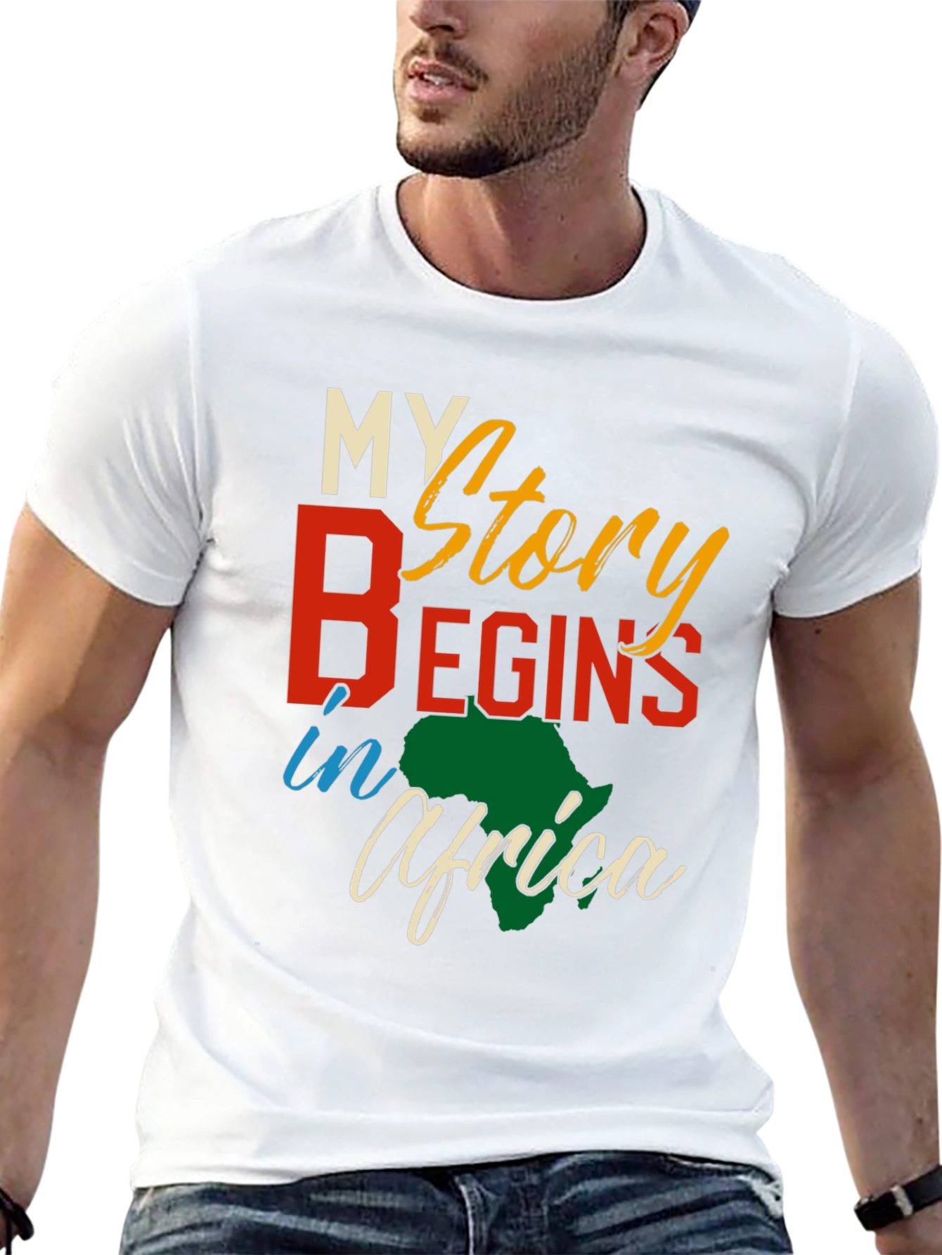 My Story Begins In Africa T-Shirt