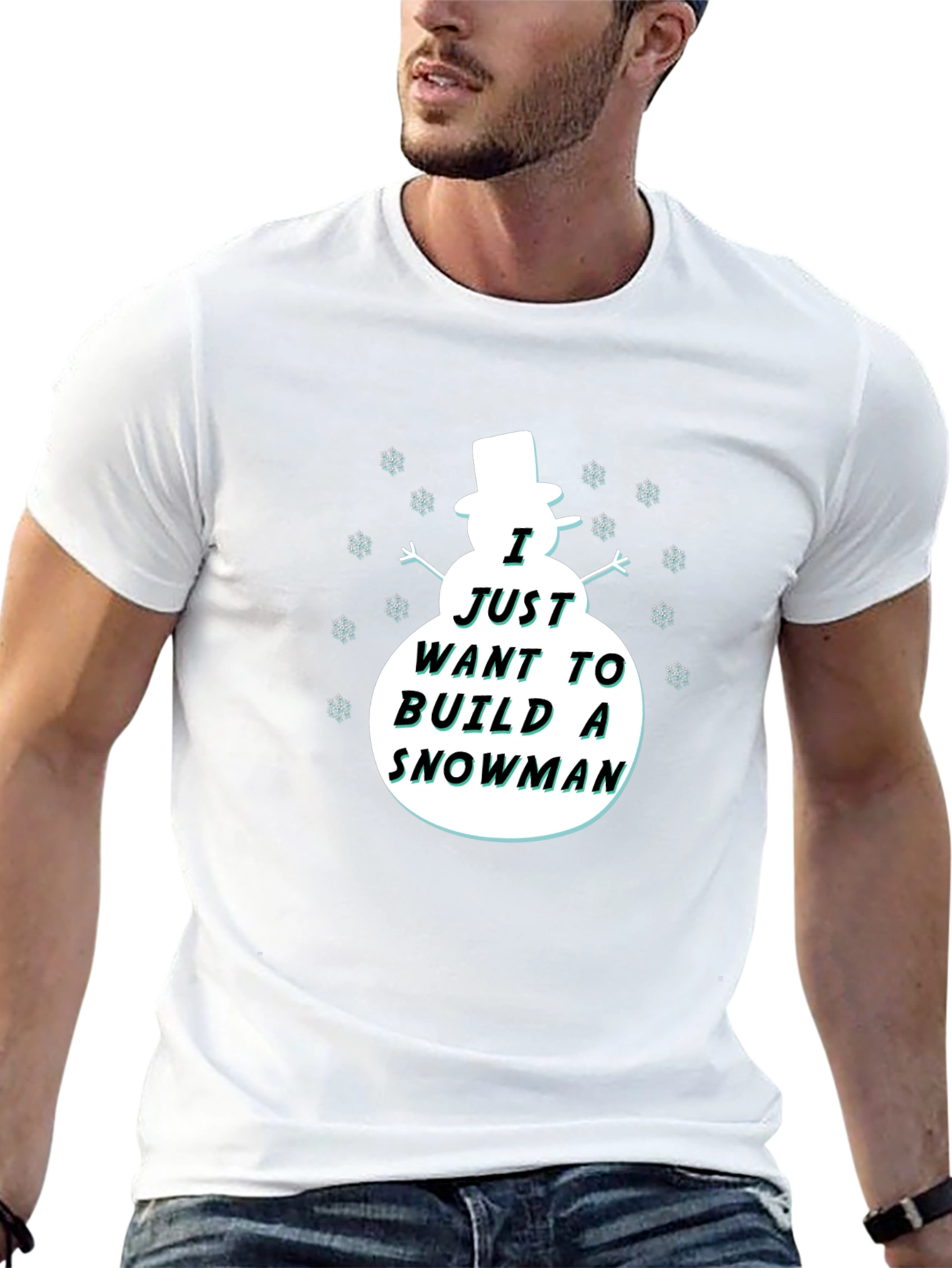 Snowman Graphic T-Shirt