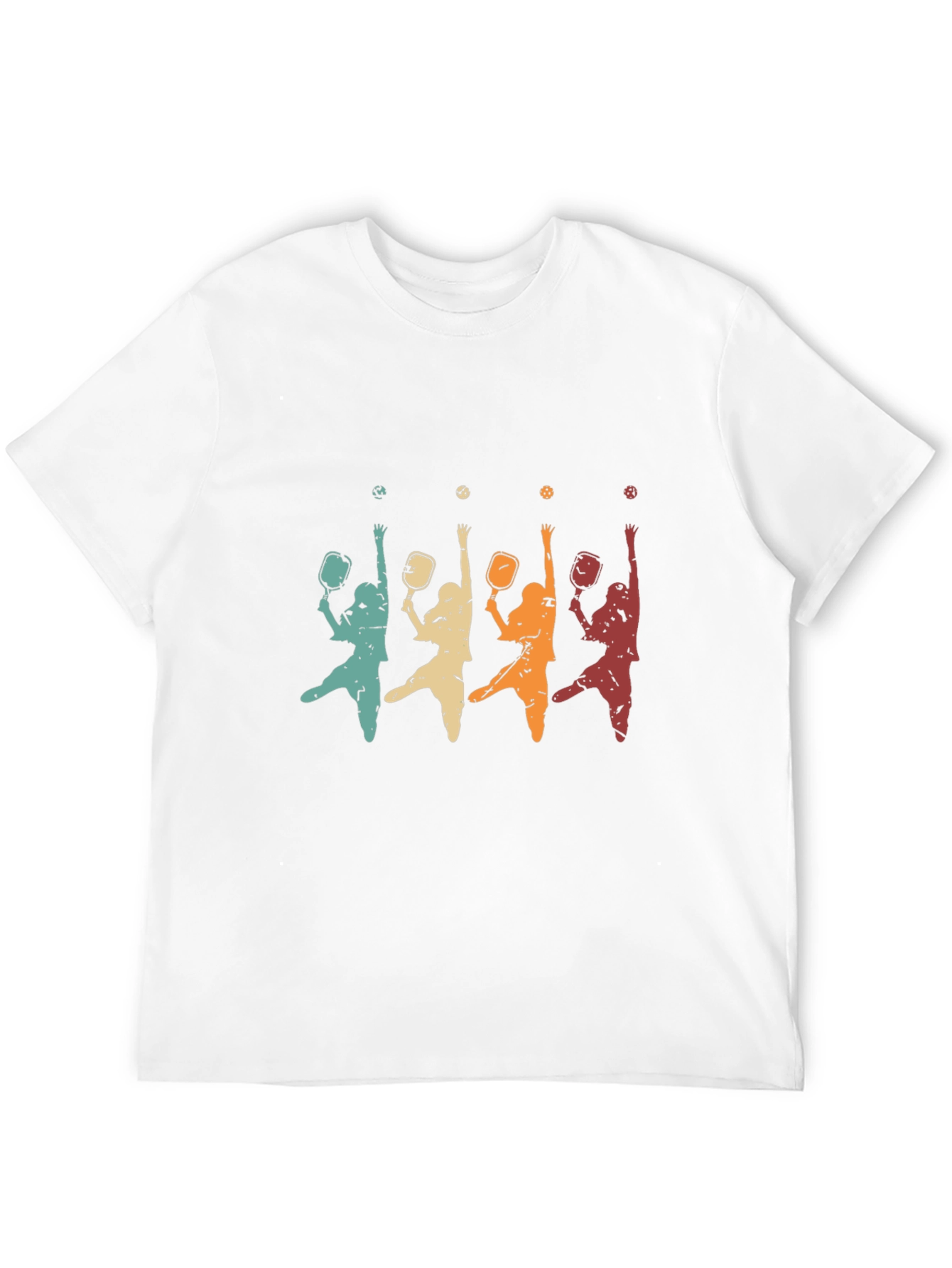 Retro Pickleball Player T-Shirt