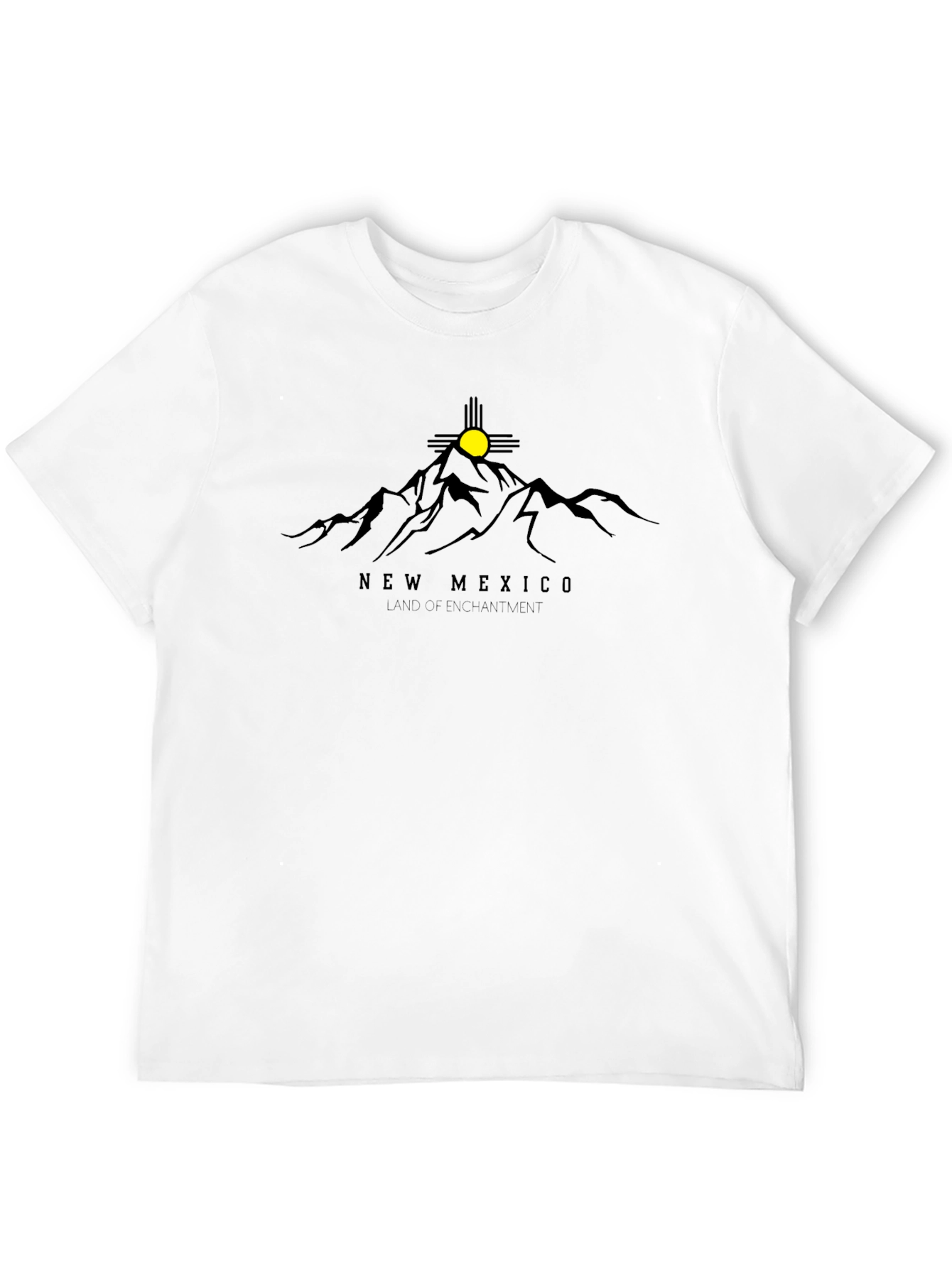 New Mexico Land of Enchantment Graphic Tee - Black