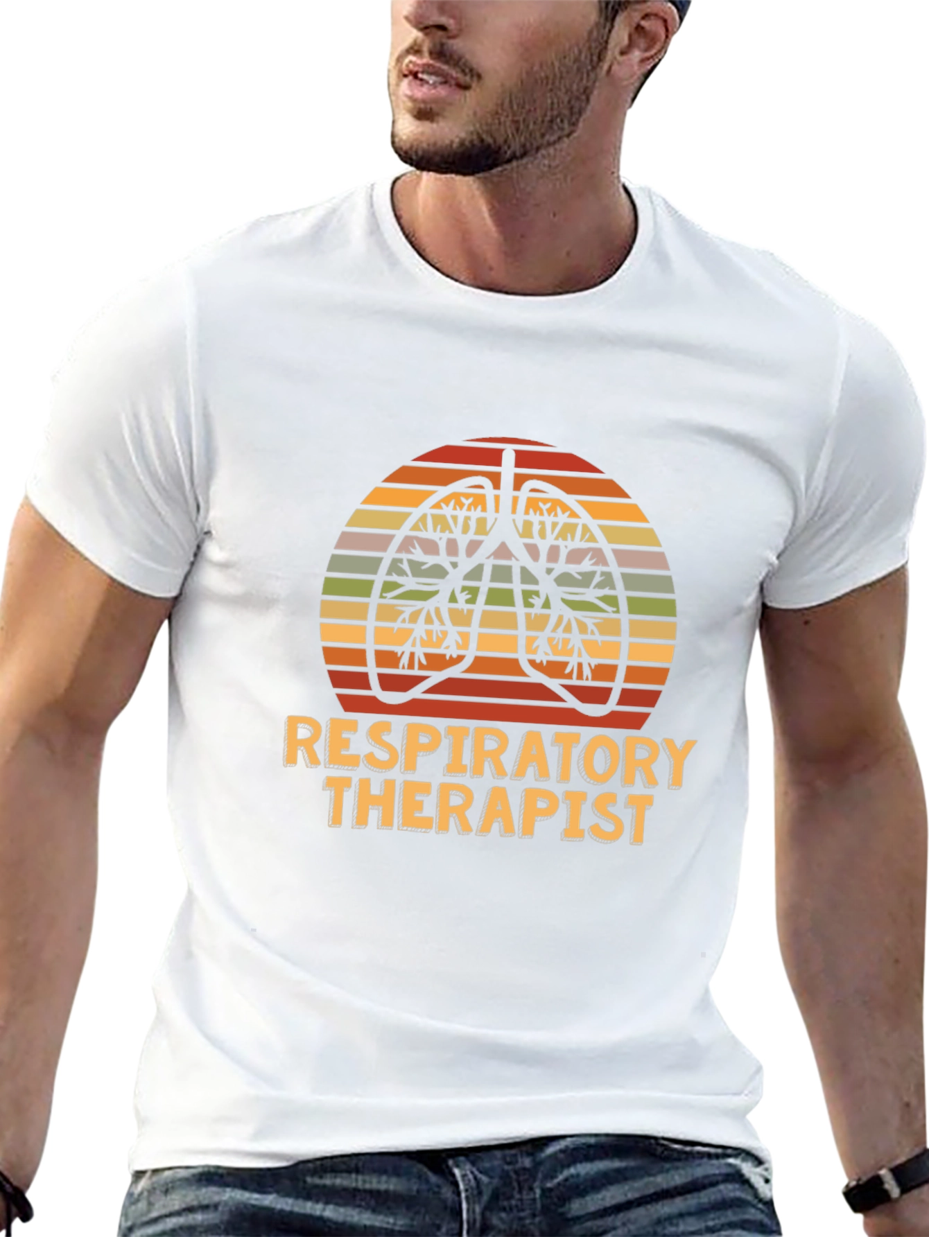 Respiratory Therapist T-Shirt Lungs Medical Tee