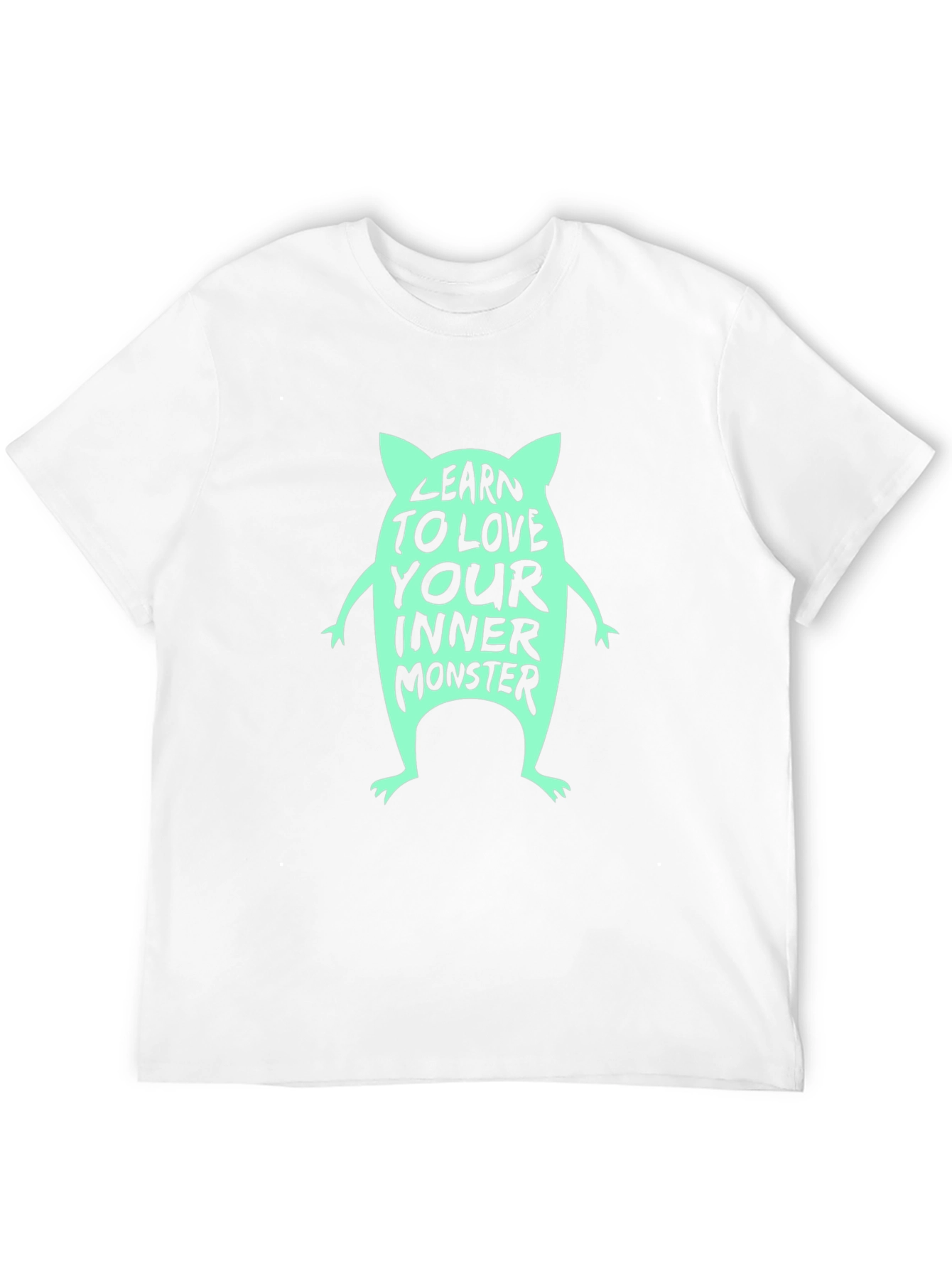 Learn to Love Your Inner Monster Black T-Shirt