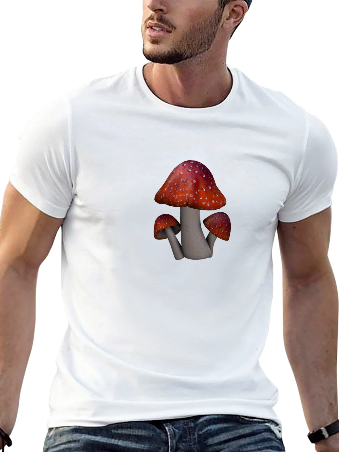 Mushroom Graphic T-Shirt - Stylish and Unique Design