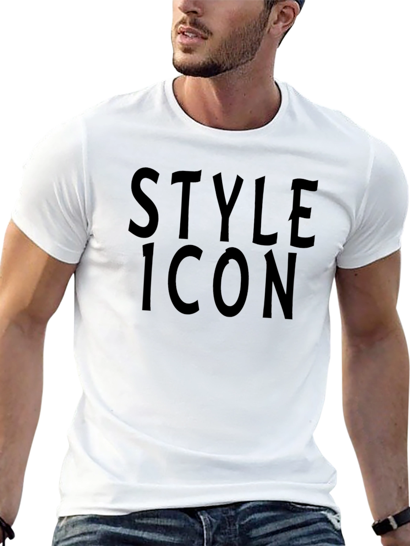 Style Icon Black Graphic Tee
