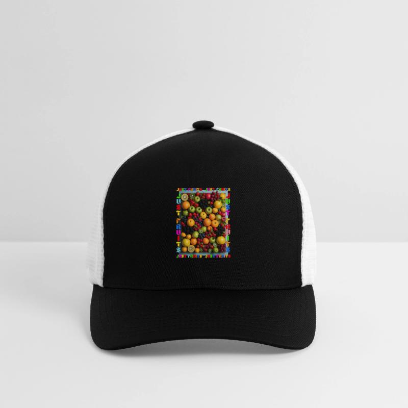 Fruit design with a colorful frame