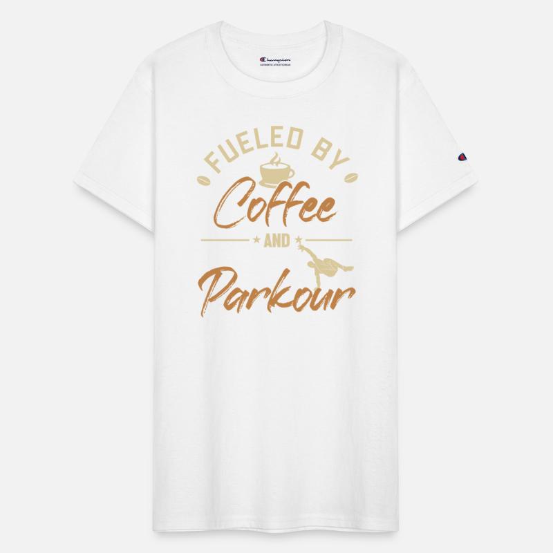 Fueled by Coffee and Parkour Training Wall Run