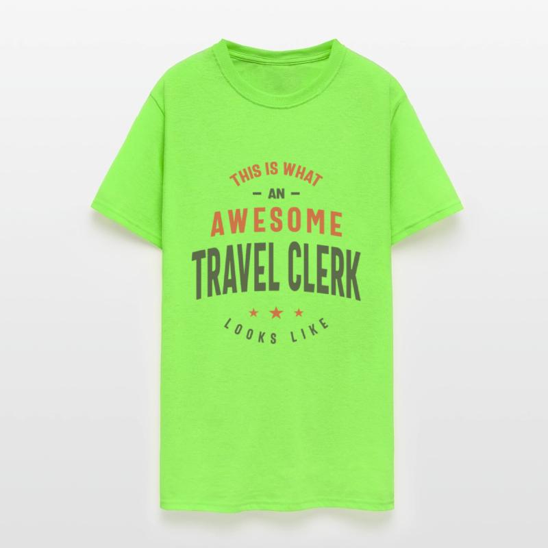 Funny Awesome Travel Clerk Job Occupation