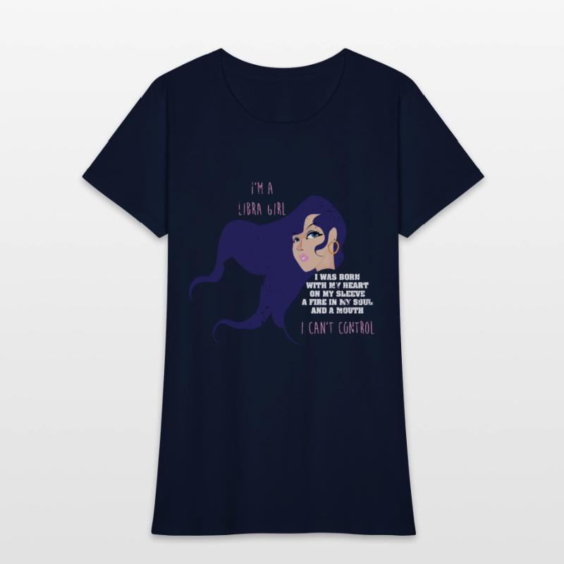 Funny Zodiac Girls Birthday Libra Girl For Women