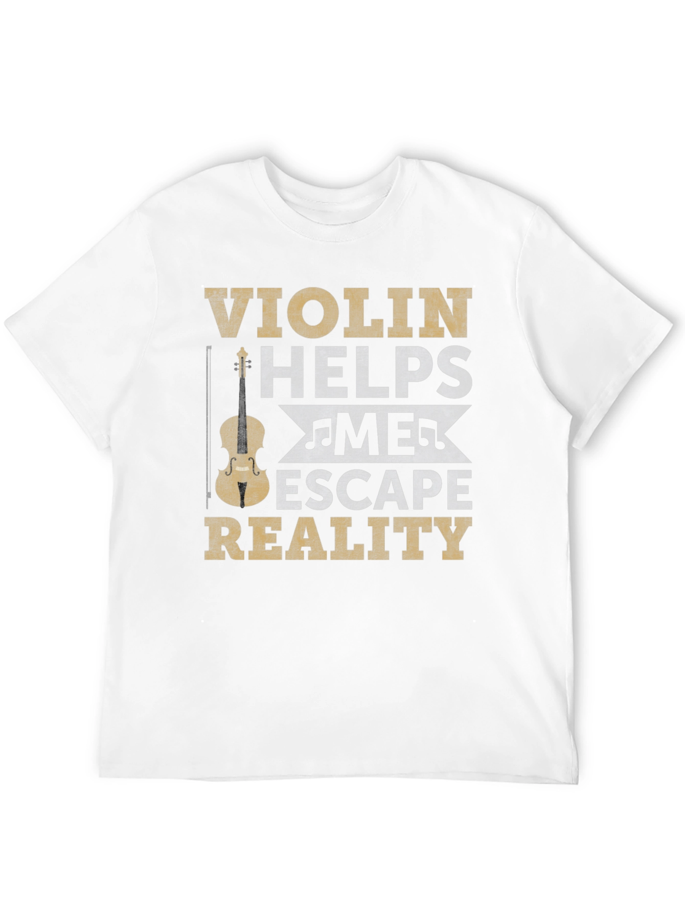 Violin Escape Reality Graphic T-Shirt