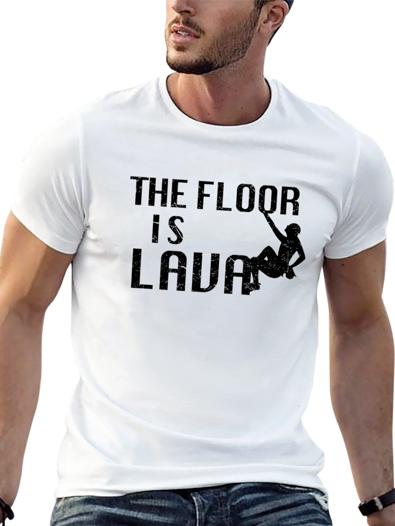 The Floor is Lava - Fun Novelty Tee