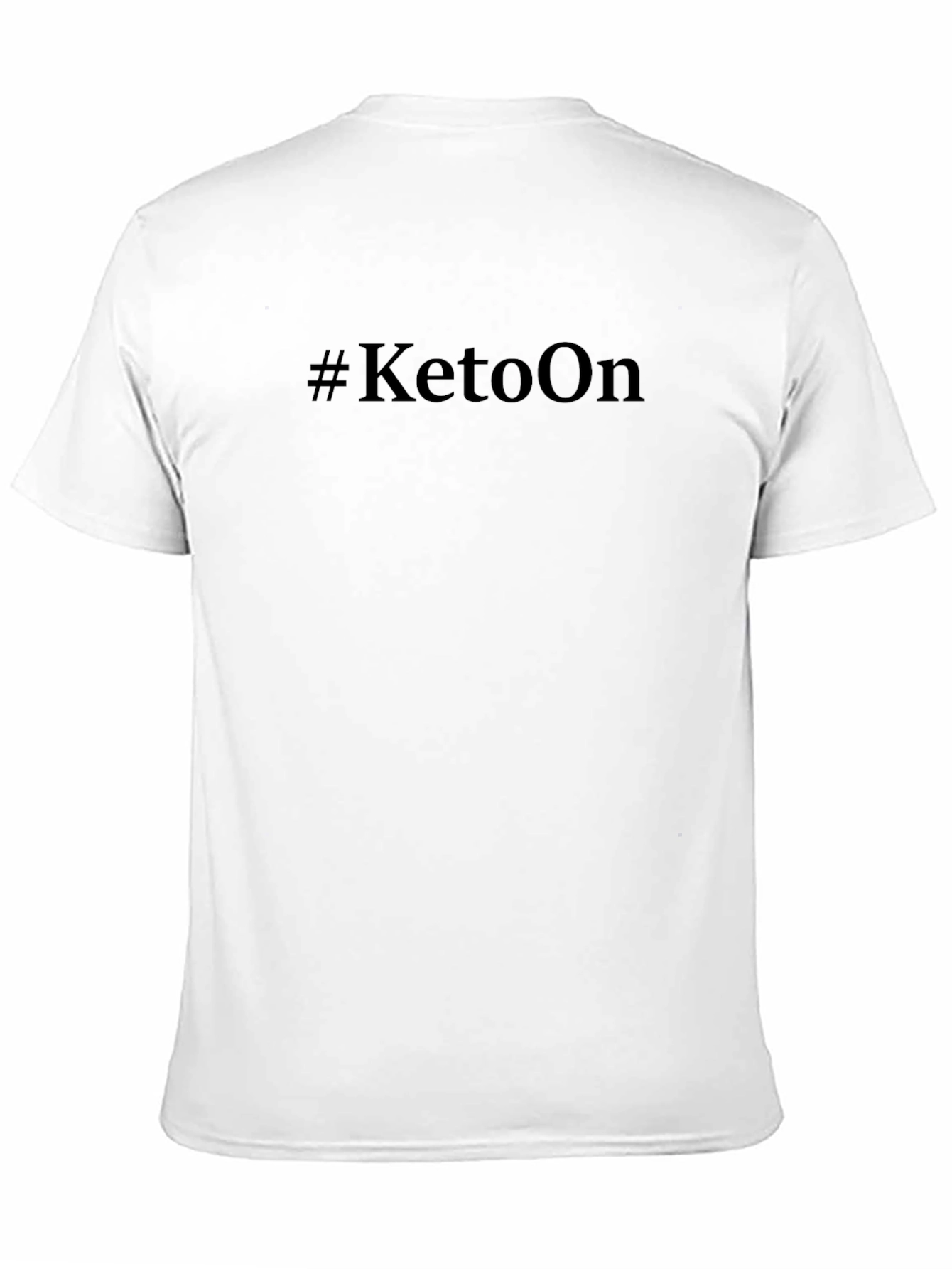 #KetoOn Black Graphic Tee - Keto Lifestyle Apparel