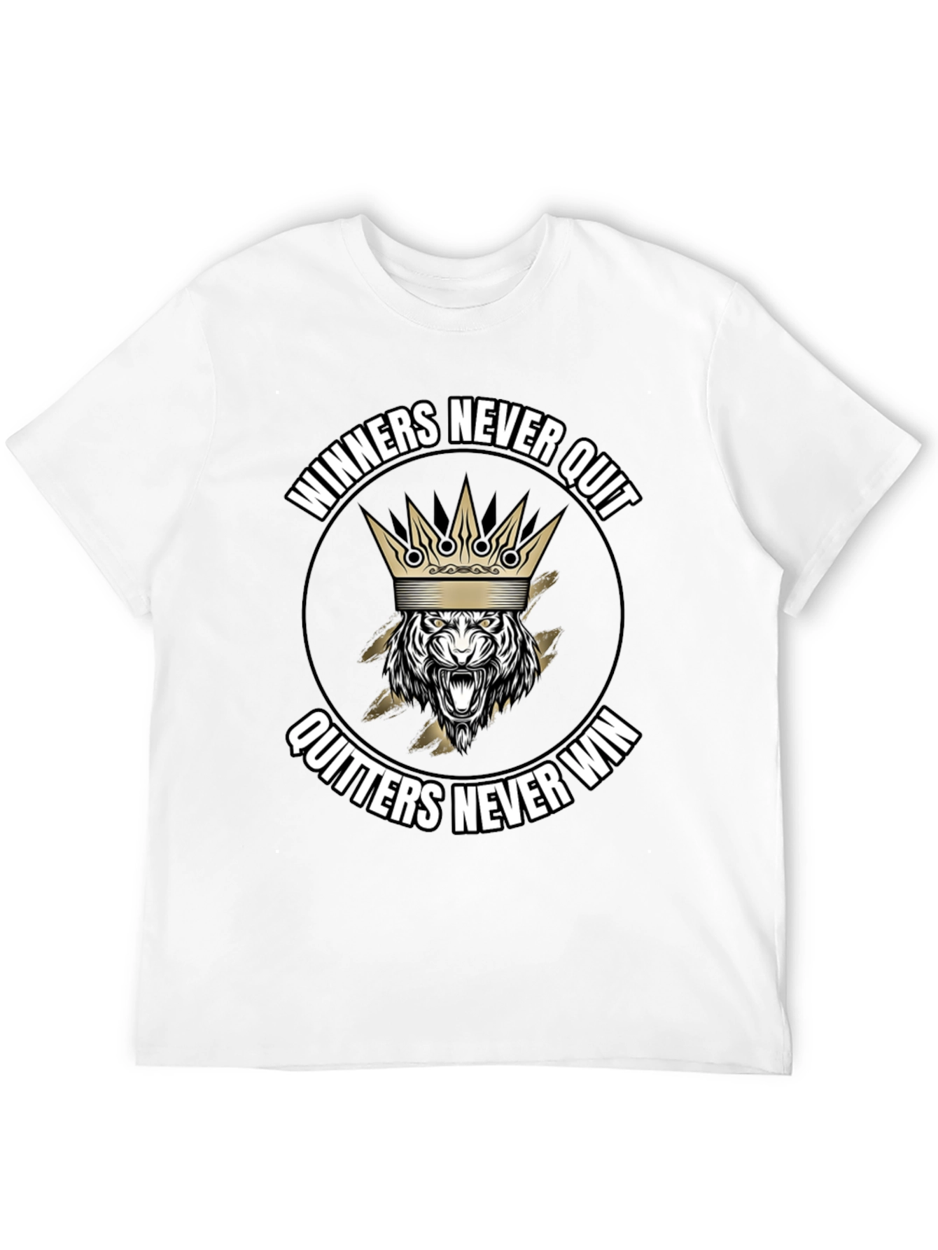 Winners Never Quit Graphic T-Shirt