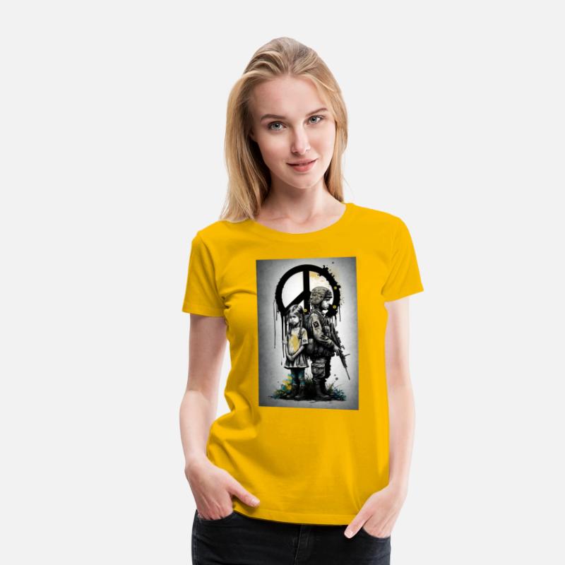 Girl and Boy Soldier War Peace Ukraine