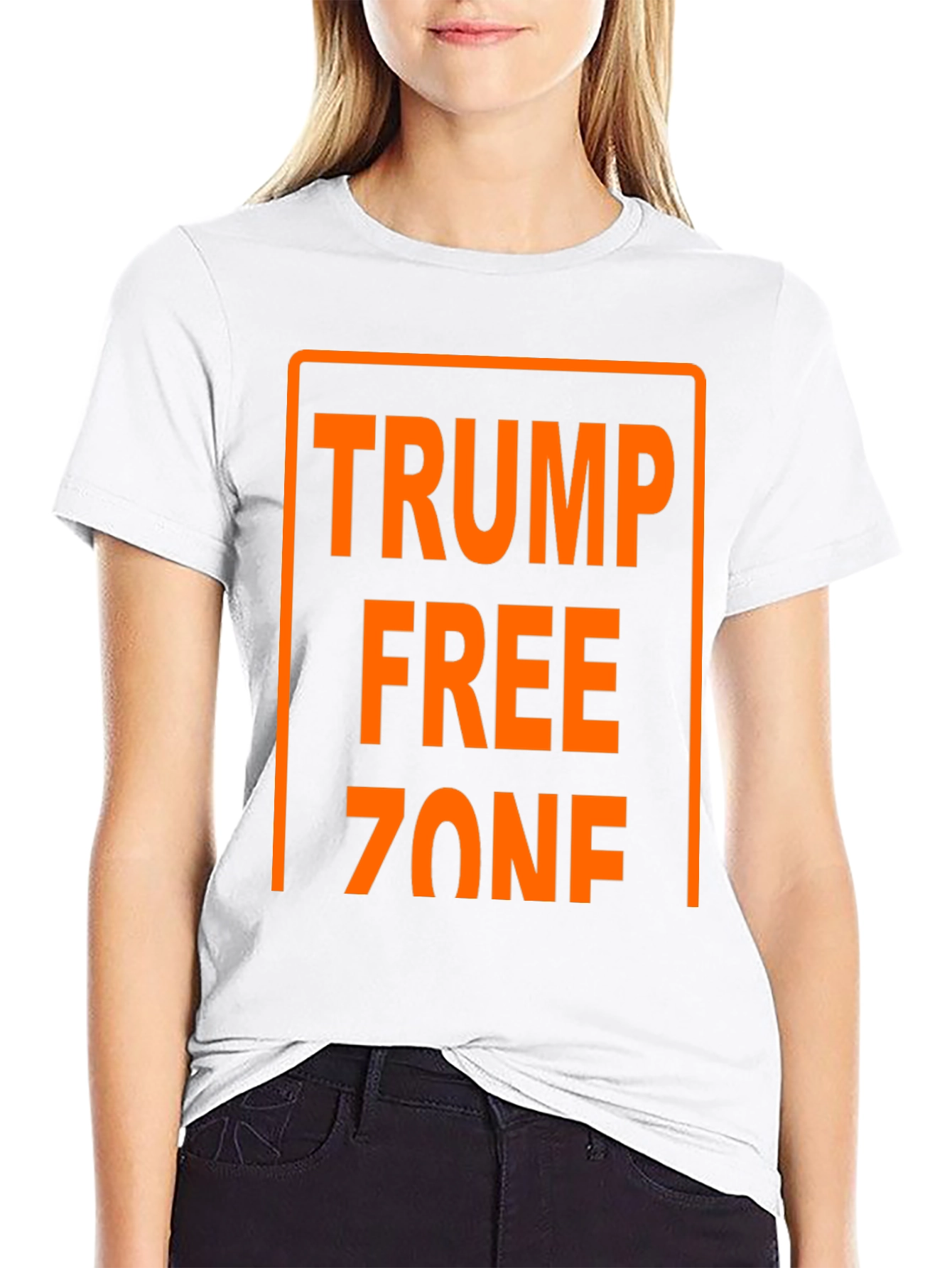 Trump Free Zone Graphic T-Shirt