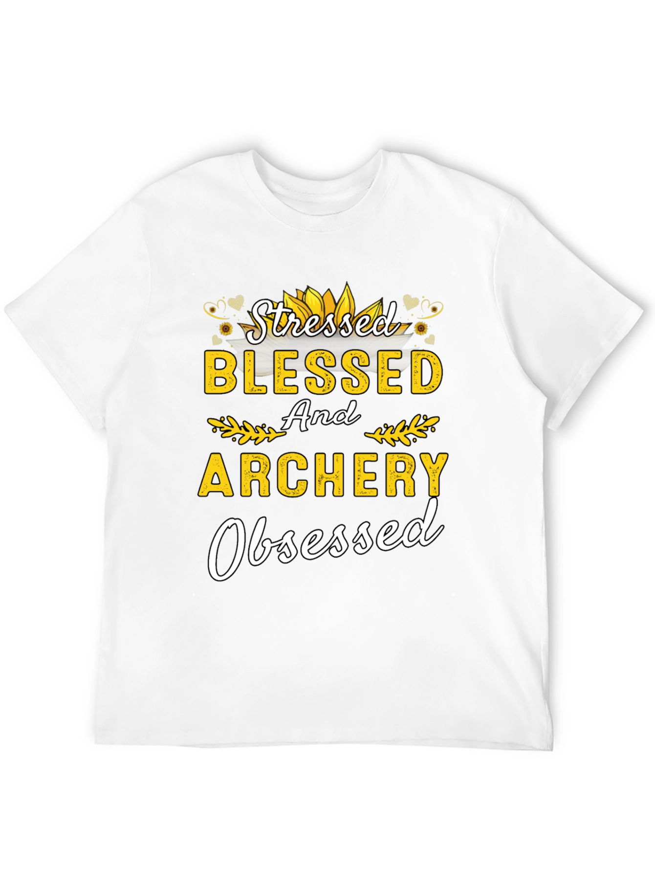 Stressed Blessed Archery Obsessed T-Shirt