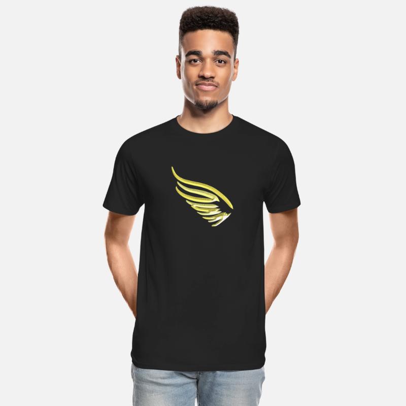 golden wings fly symbol glitter gold
