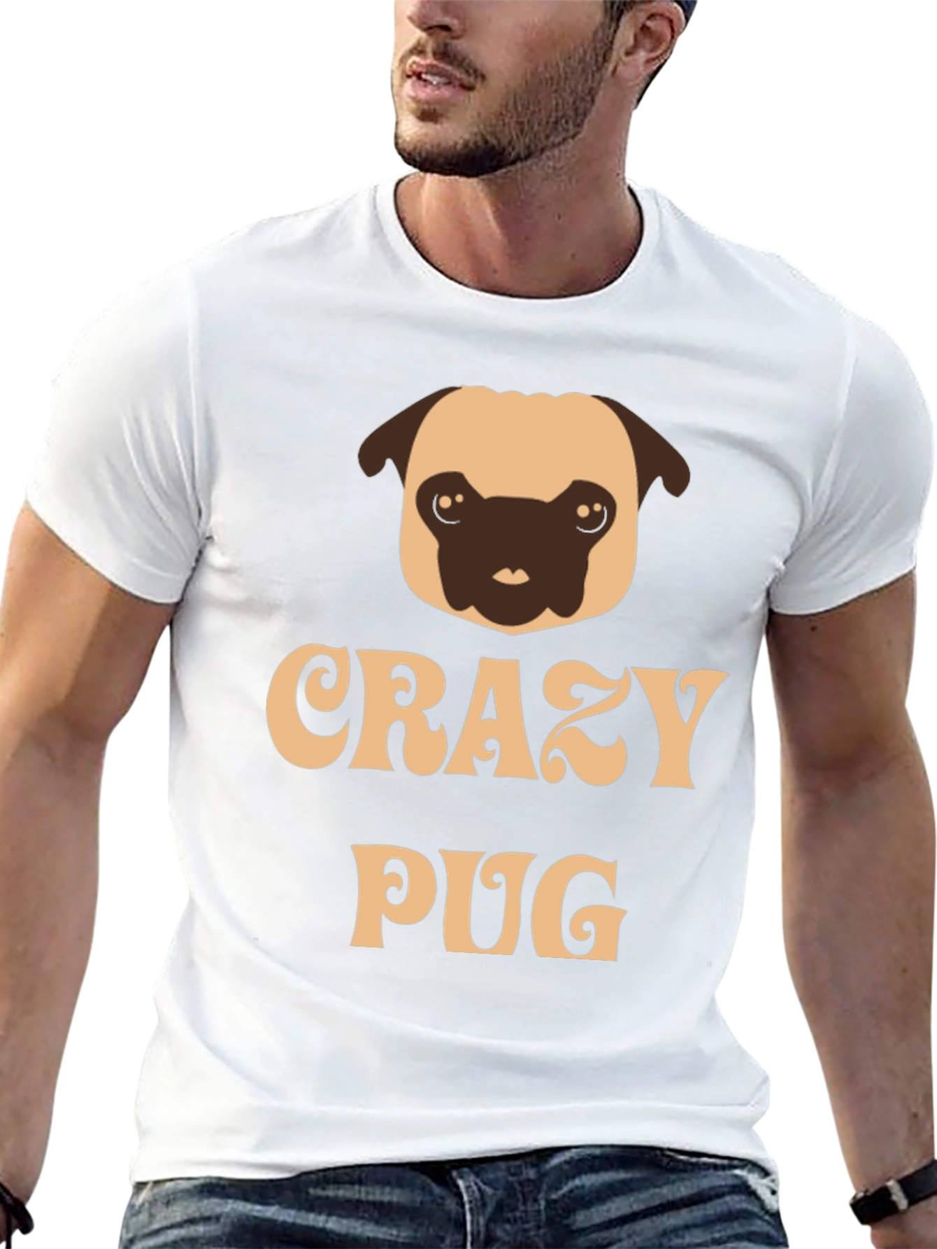 Crazy Pug Graphic Tee