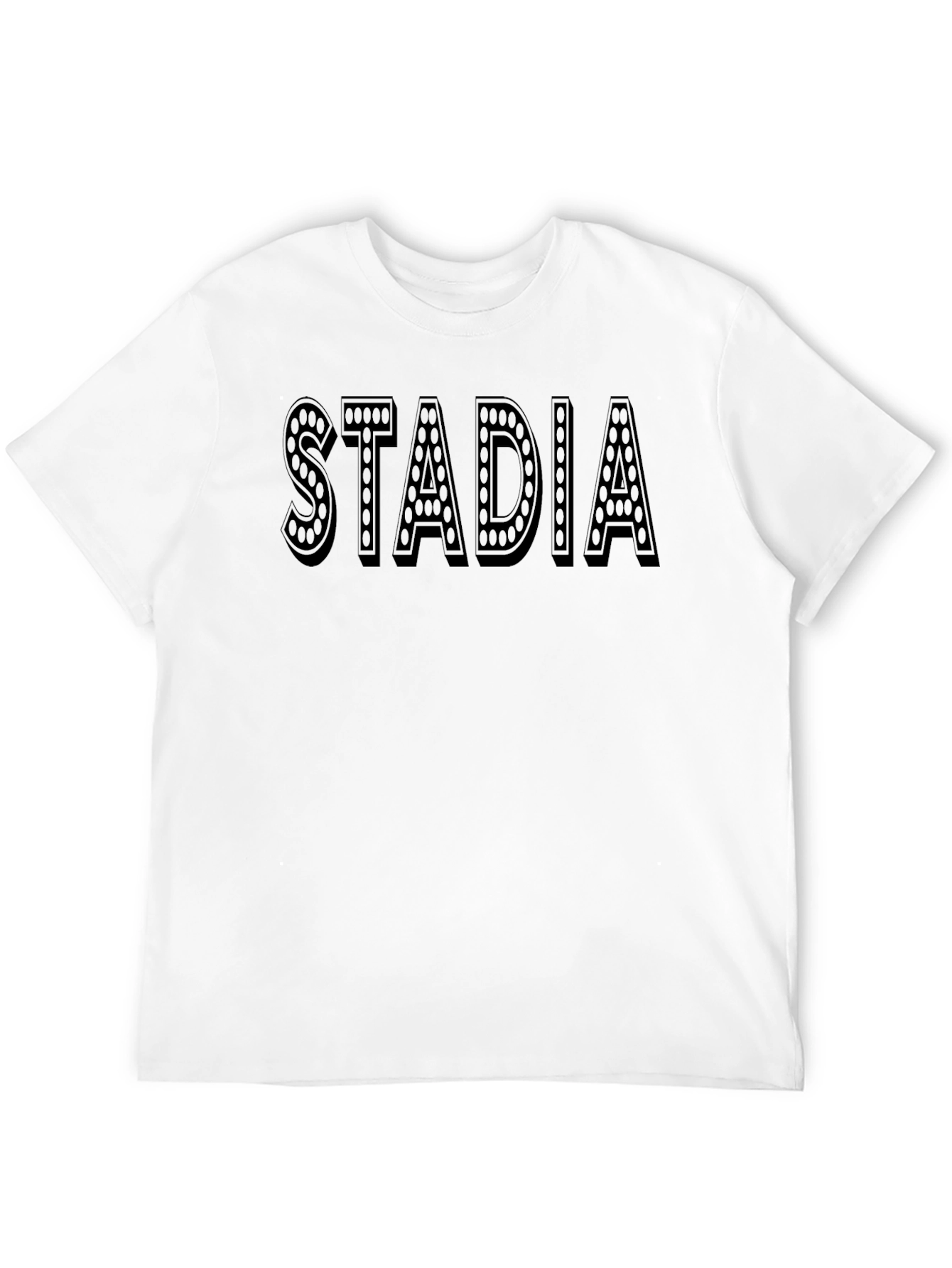 STADIA Black T-Shirt - Trendy Graphic Tee
