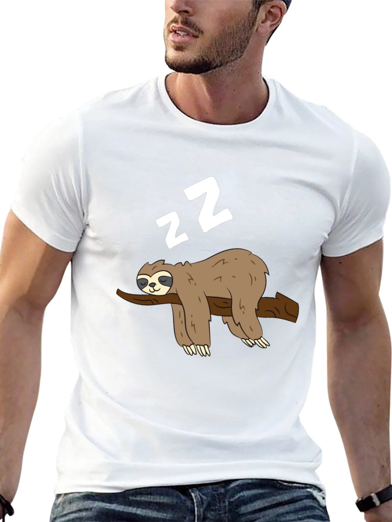 Sleeping Sloth T-Shirt - Lazy Days Apparel