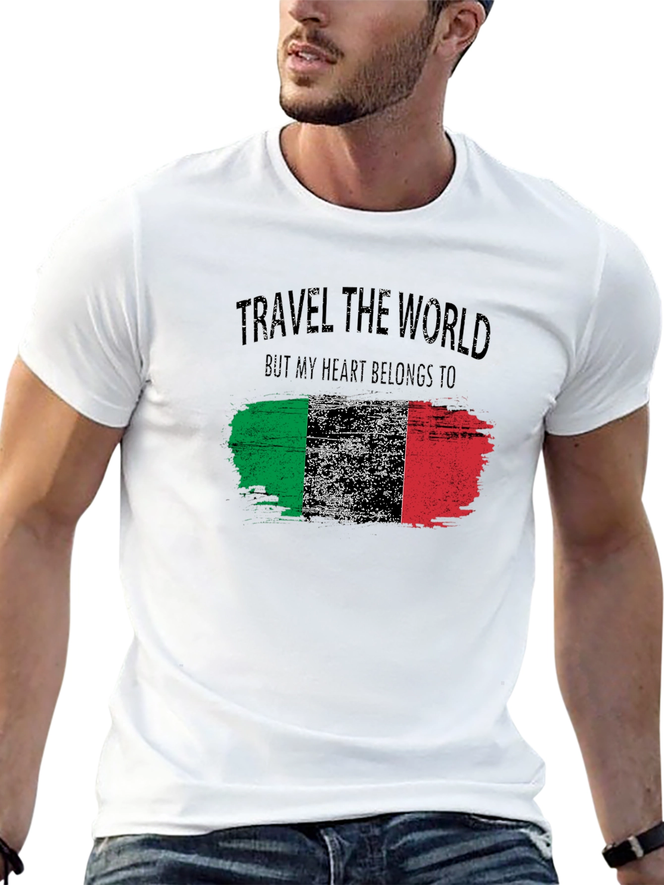 Italy Flag Graphic T-Shirt - Travel the World