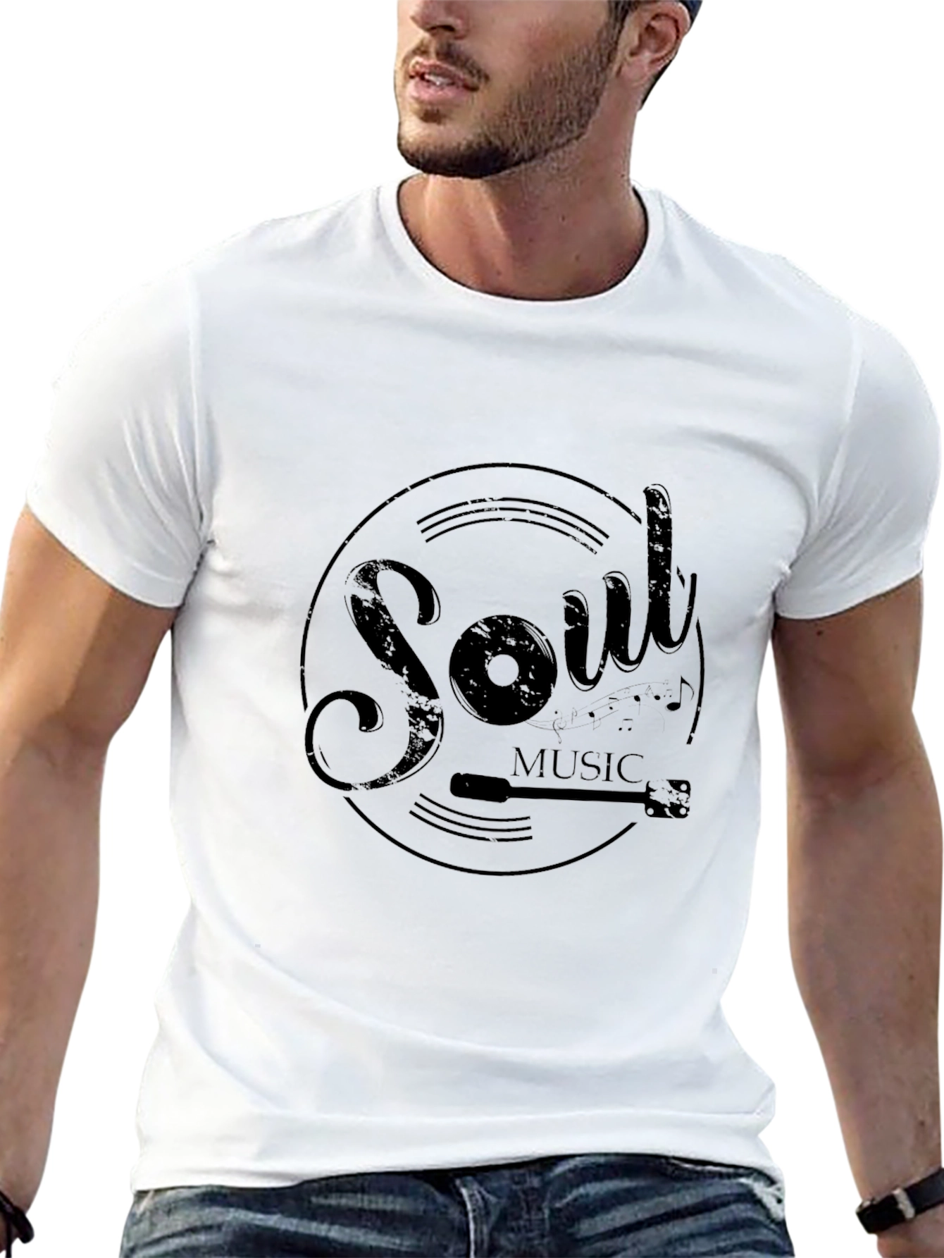 Soul Music Record Graphic Tee