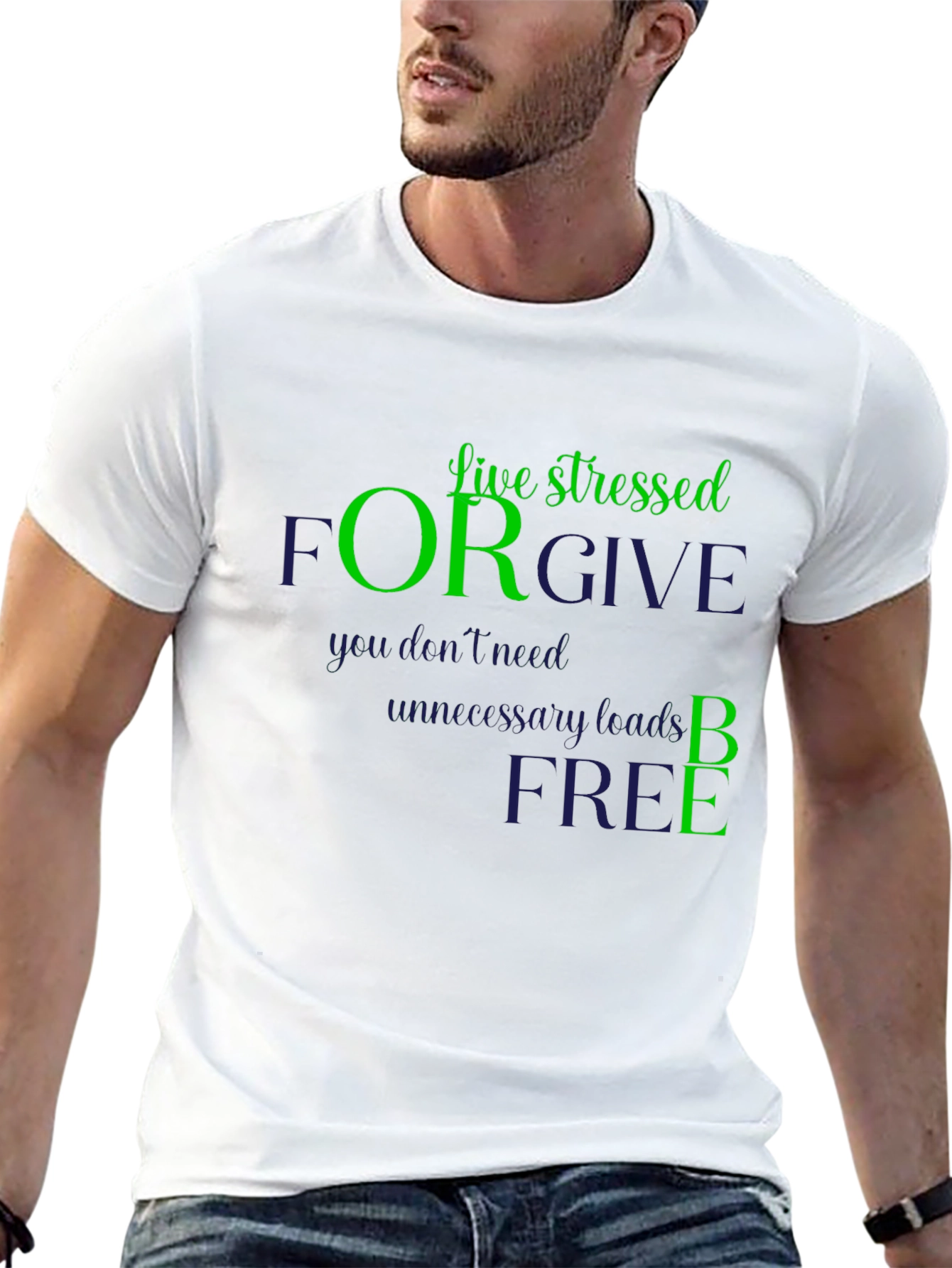 Live Stressed Forgive Graphic Tee