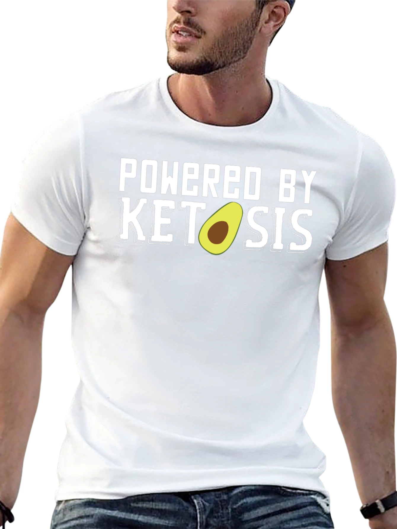 Powered by Ketosis Avocado T-Shirt