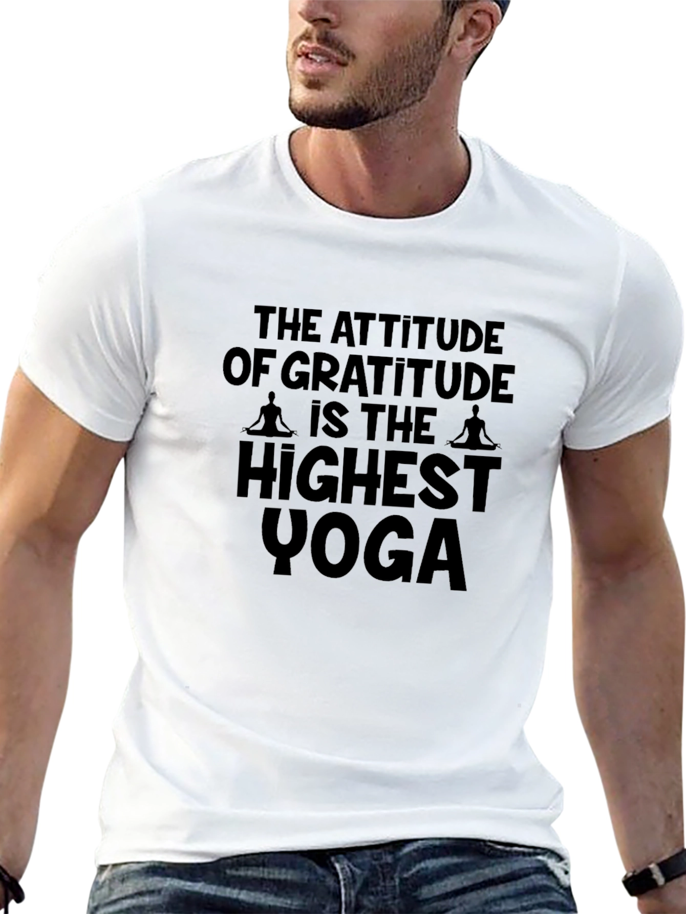 Gratitude is Yoga T-Shirt - Black