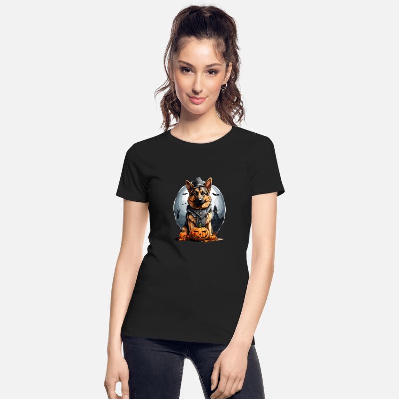 Halloween German Shepherd T shirt