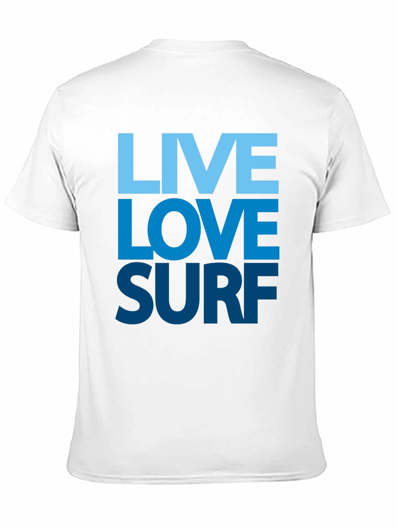 Live Love Surf Graphic Tee - Mens Black T-Shirt