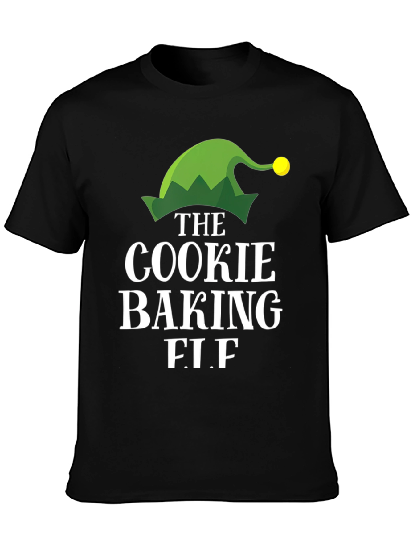 Cookie Baking Elf Christmas T-Shirt