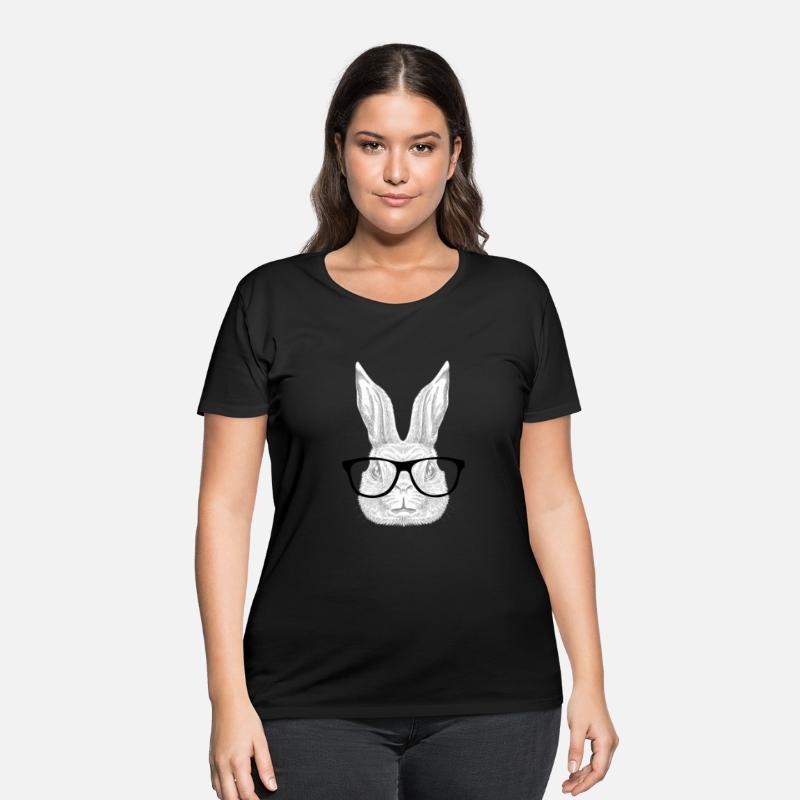 Hopster Bunny Rabbit Nerd Glasses Easter Rabbit
