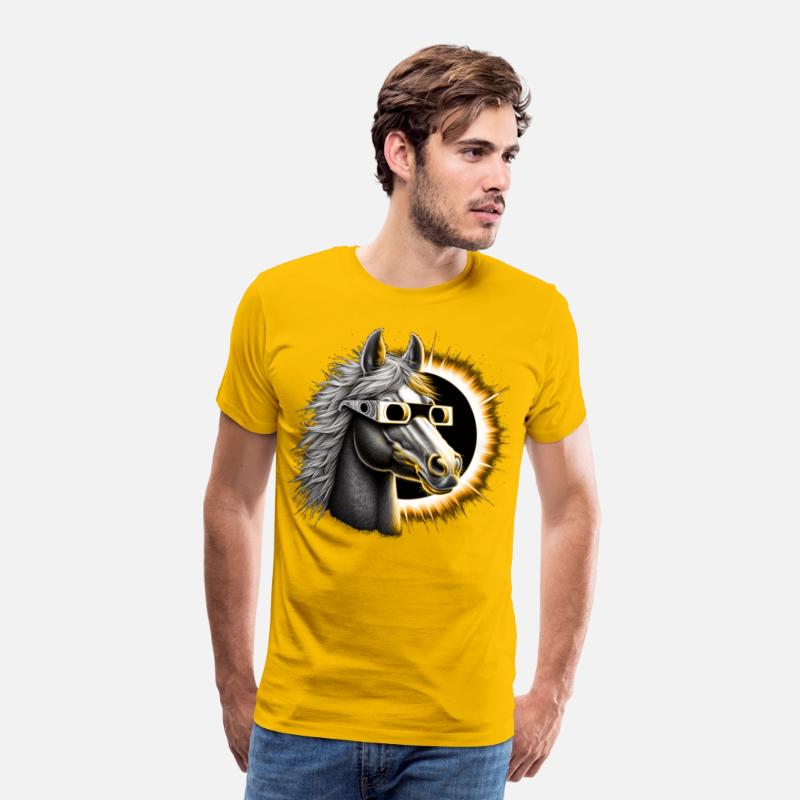 Horse Total Solar eclipse 2024-Gift for horse