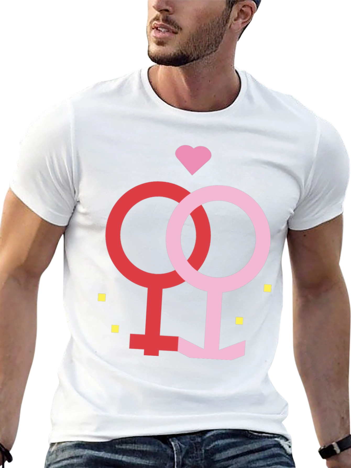 Matching Venus Symbol Graphic Tee
