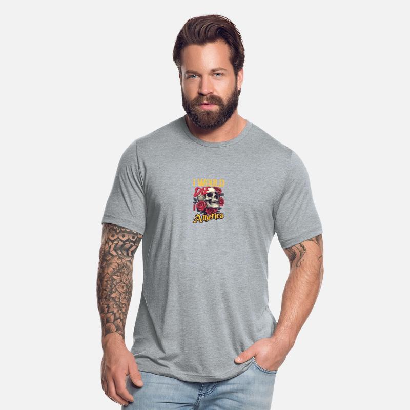 I Would Die For America skull And Roses