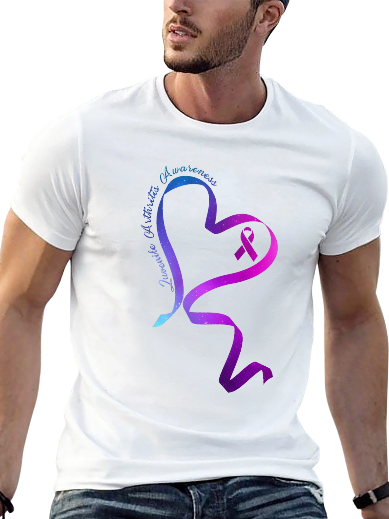 Juvenile Arthritis Awareness Ribbon Heart T-Shirt
