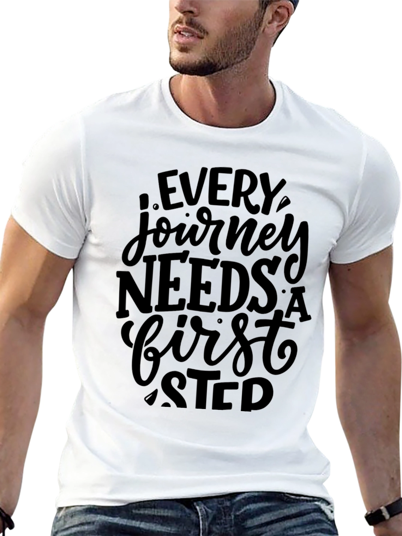 Inspirational Journey T-Shirt - First Step Design