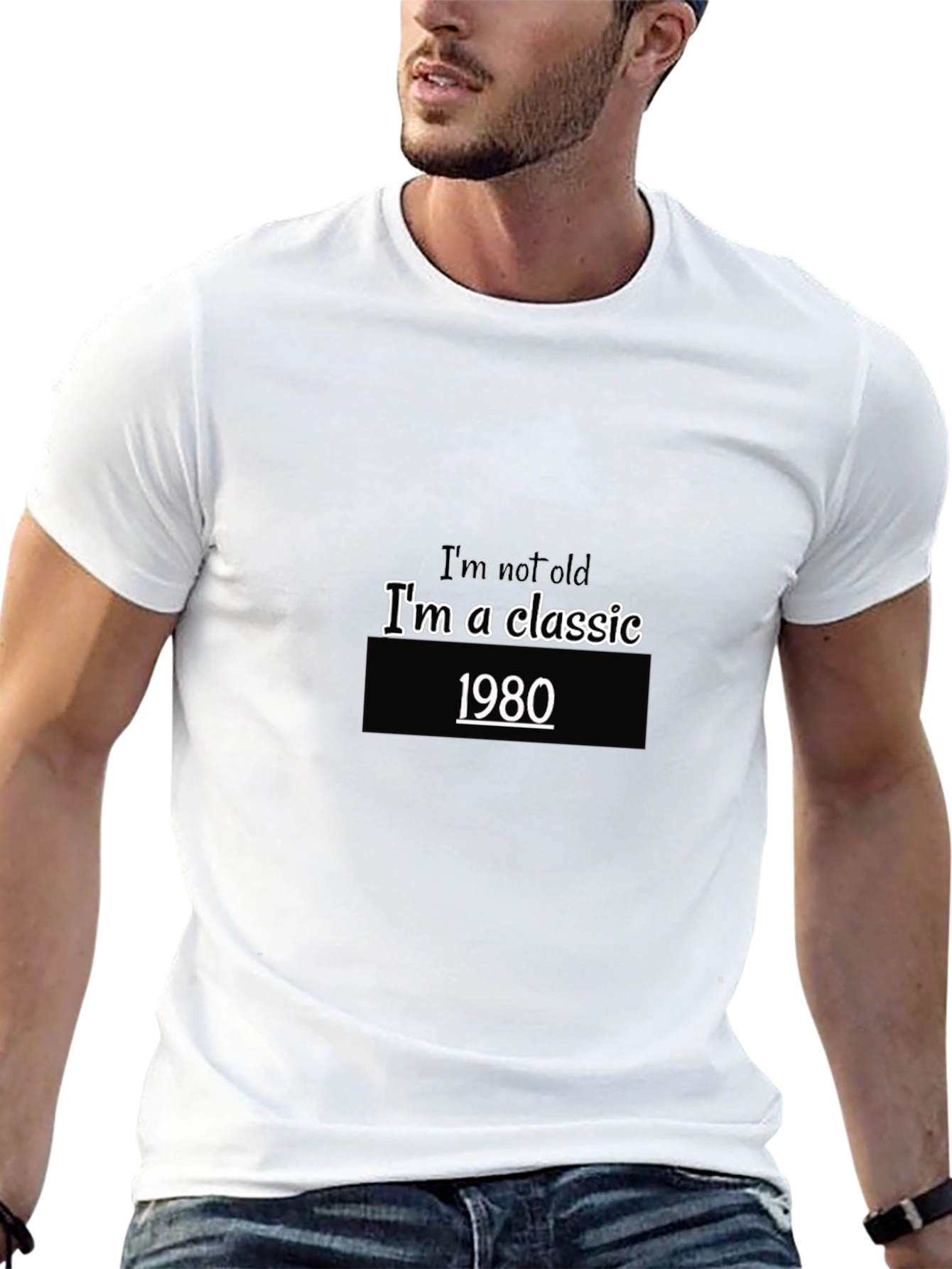 Classic 1980 Graphic Tee - Retro Style