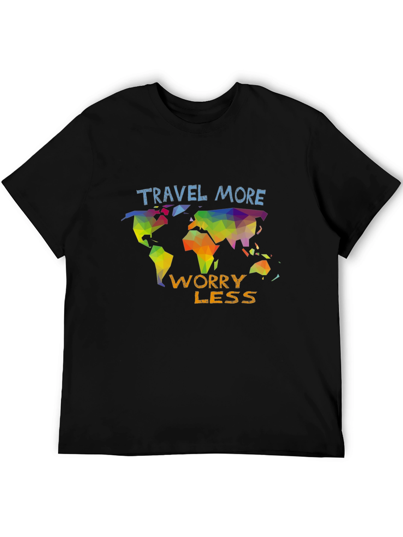 Travel More Worry Less Graphic T-Shirt